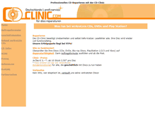 Tablet Screenshot of cd-clinic.com